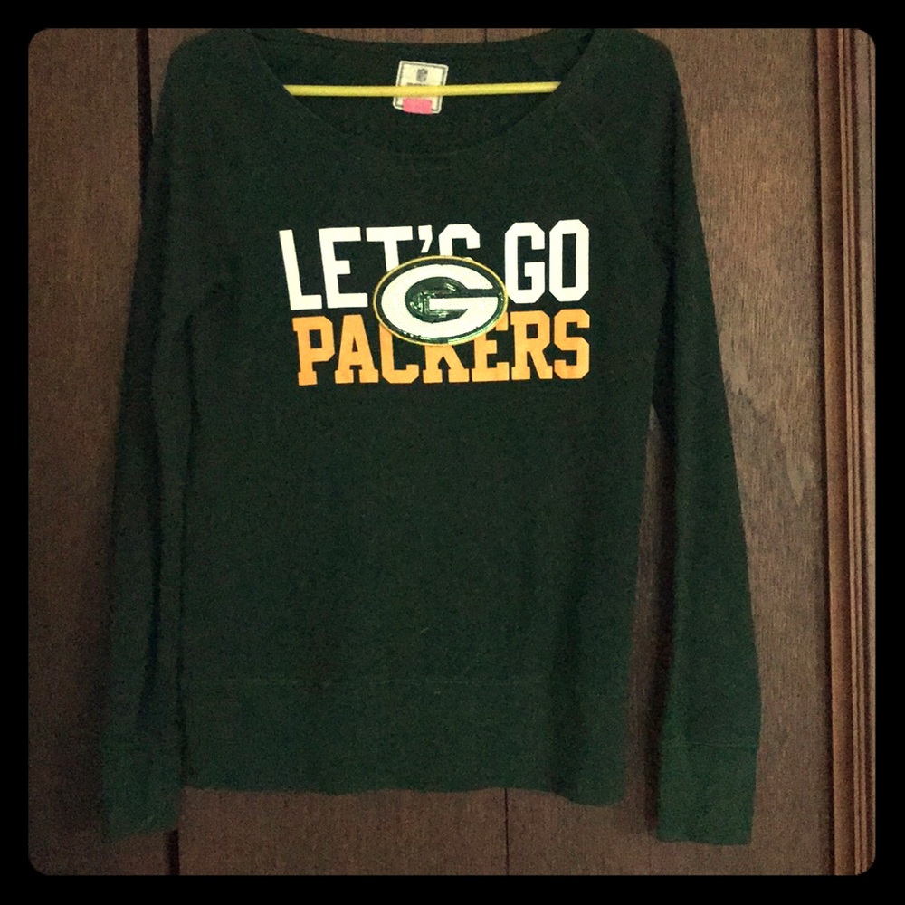PINK Victoria’s Secret Green Bay Packers Crewneck